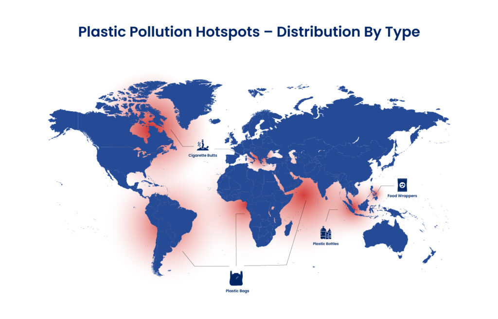 plastic pollution hotspots 